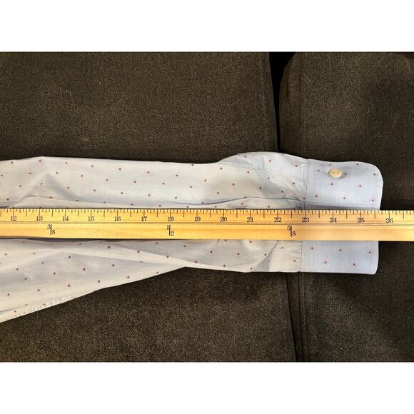 Peter Milar seaside button down mens shirt light blue size 2XL 100% cotton - Picture 9 of 9